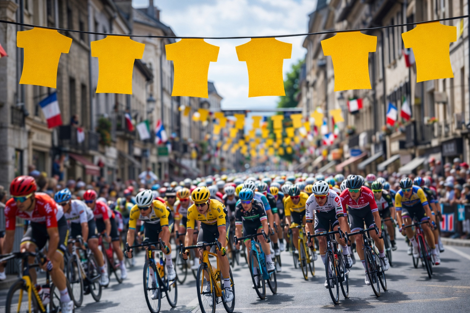 guirlande maillot en plastique